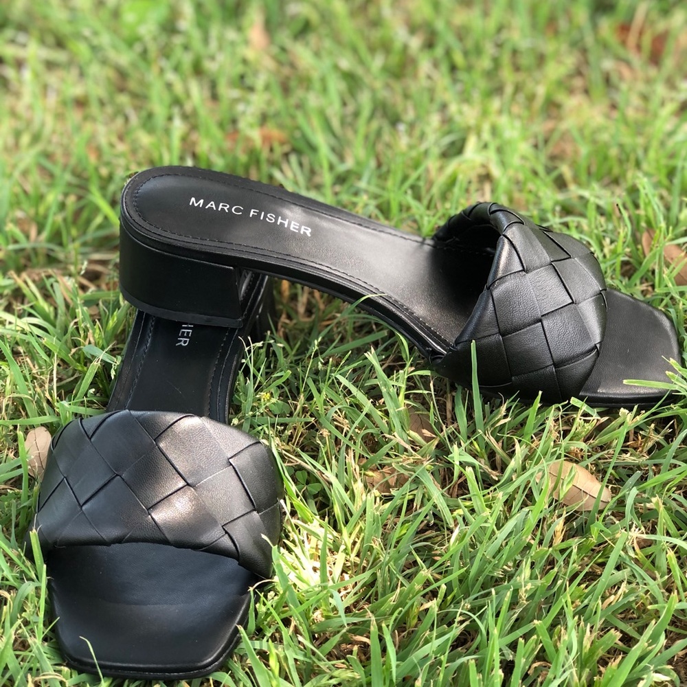 Cute black sandals!!!  Mark fisher NEW !!!